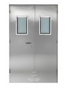 Porte De Service Métallique Andreu Office - 2 Vantaux