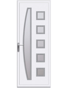 Porte D'Entrée Prefal Guatemala Pvc - 1 Vantail