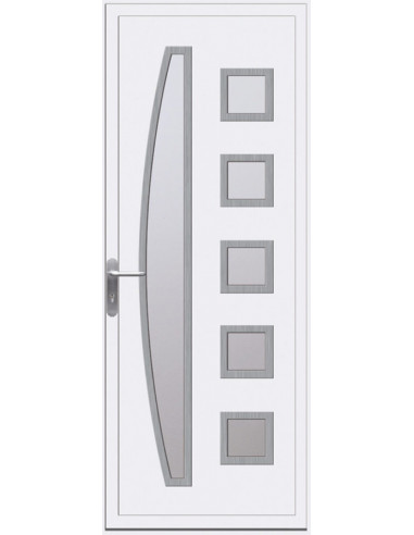 Porte D'Entrée Prefal Guatemala Pvc - 1 Vantail