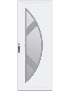 Porte D'Entrée Prefal Panama Pvc - 1 Vantail