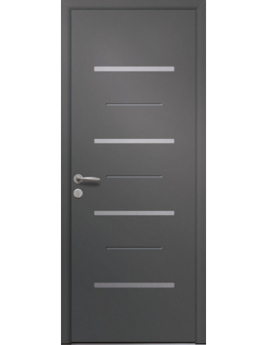 Porte D'Entrée Monobloc En Aluminium Prefal...