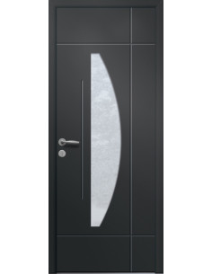 Porte D'Entrée Monobloc En Aluminium Prefal Auburn - 1...