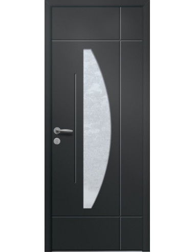 Porte D'Entrée Monobloc En Aluminium Prefal...