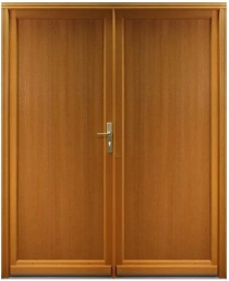 porte coupe-feu 2 vantaux bois