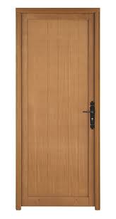 une porte de service en bois extérieur