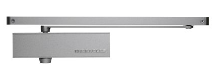 Ferme Porte Héraclès First 411 CE CF Bras Glissière F3 Argent