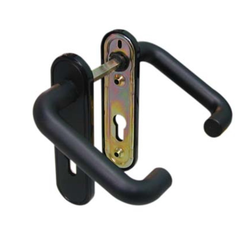 Poignée double sur plaque